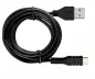 Preview: Cavo di ricarica da USB tipo C ad A, spina USB tipo C ad A, 5V, 3A, OD: 3,5 mm, nero, sacchetto DINIC, 1,5 m